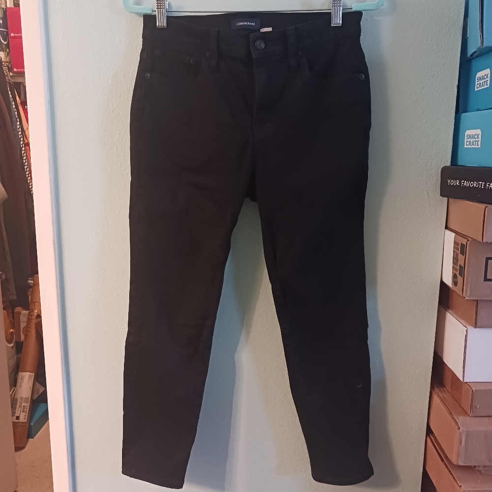 Black J.Crew Skinny Jeans  Size 29 Petite
